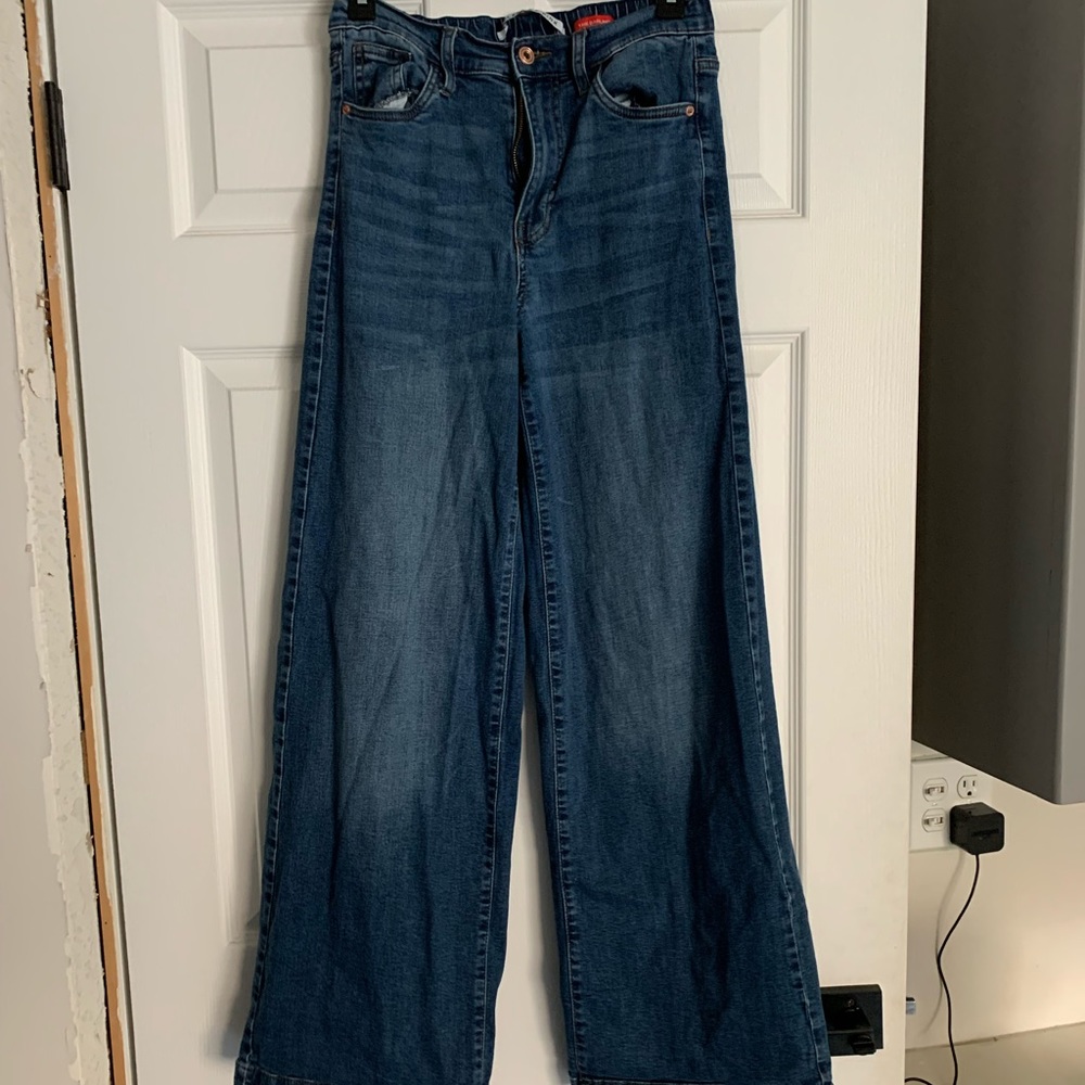 blue wide legs